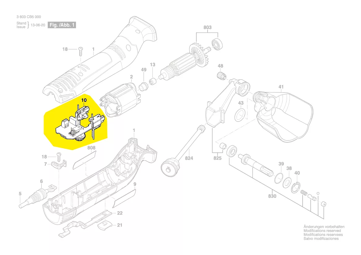 Module électronique réf. 2 609 005 721 BOSCH